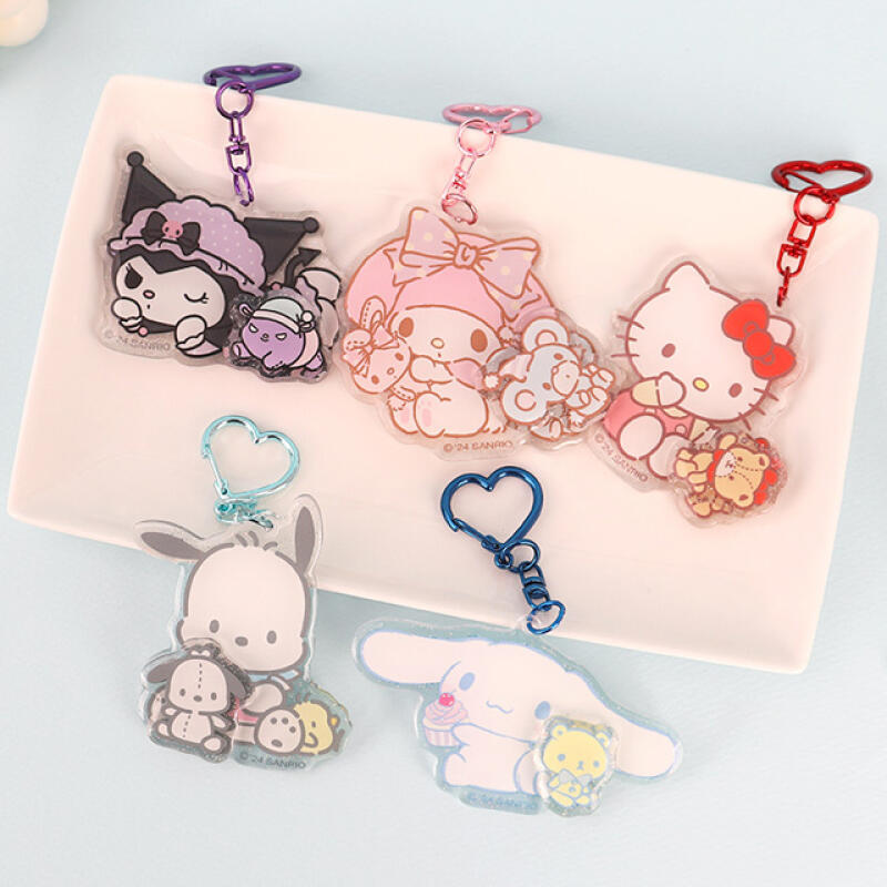 [Sanrio] Spinner Keychain Set of 5