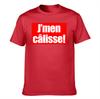 Unisexs Pure Cotton TShirt French Slang JUnisex Clisse Print Casual Short Sleeve Tee Street Style Top for Daily Wear