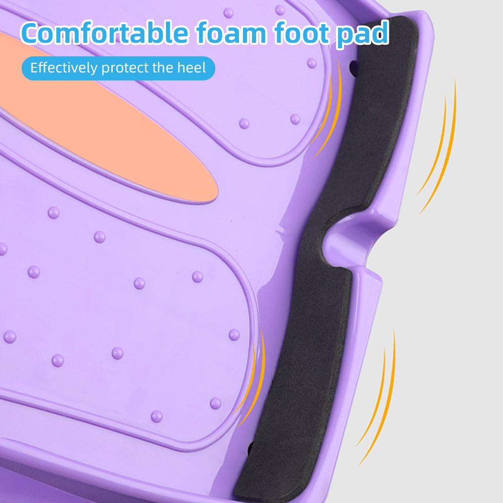 

Регулируемая наклонная доска для балансировки, шнуровка, фитнес-педаль для растяжки ног розовый