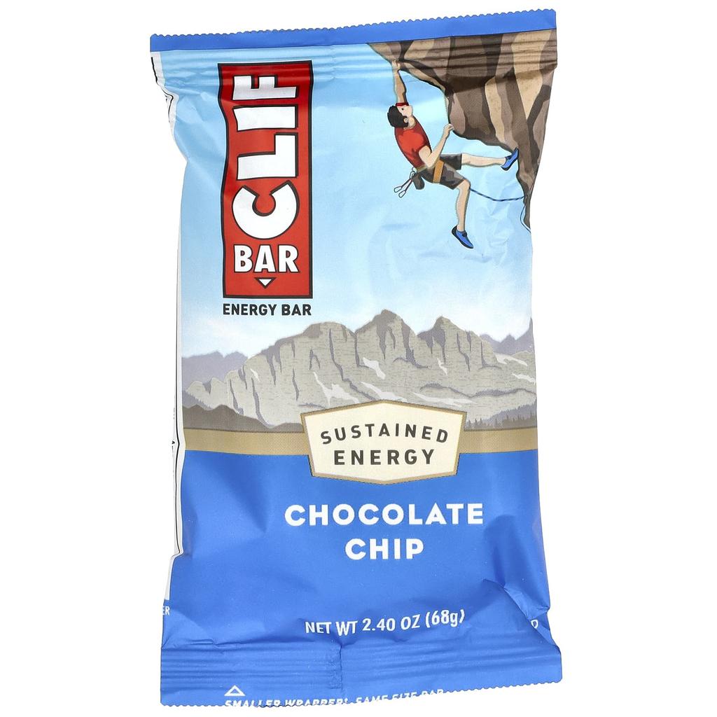 Energy Bars, Chocolate Chip, 12 Count, 2.40 Oz (68 G) Each