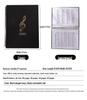 A4 Transparent Multi-layer Sheet Music Folder - Black