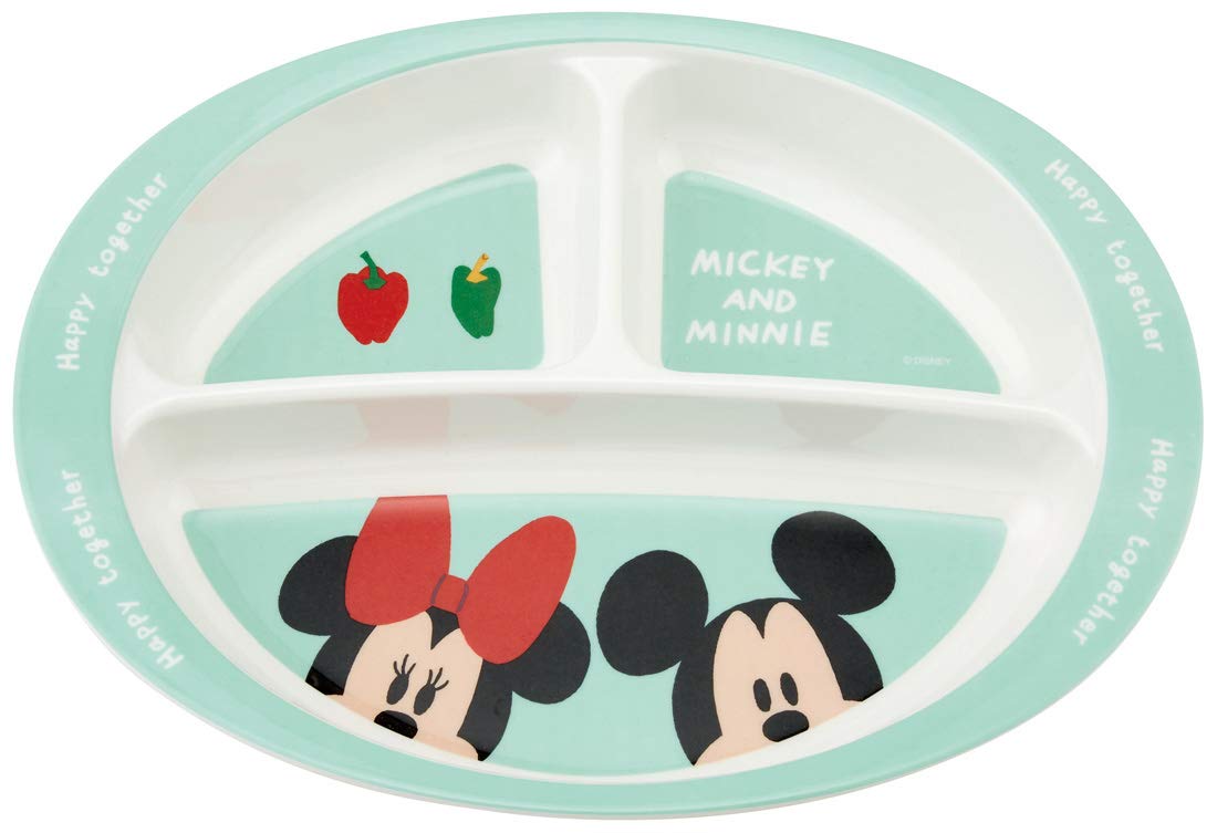 

Тарелка-скейтборд Меламиновая обеденная тарелка Блюдо Микки Минни Дисней 750 мл M370 Детская &