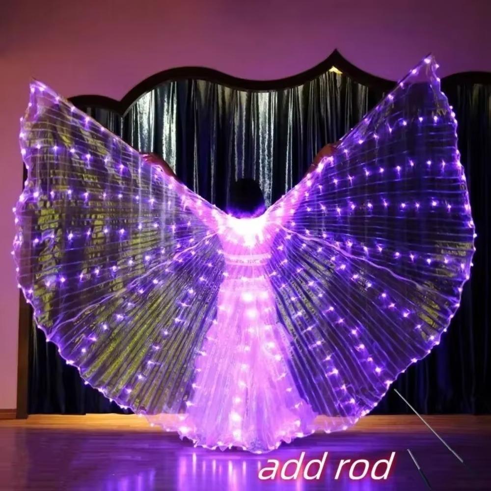Skatuves LED Eņģeļu Spārni Nakts Dejas
