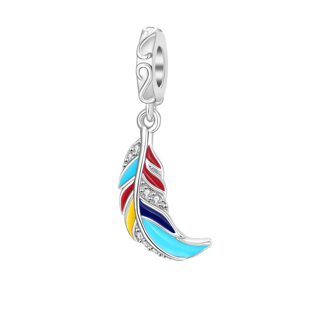 Colorful Dreamcatcher Charm Bead Components Copper Metal Popular Hot Air Balloon Sparkling Pendant Bead Component Bead Component Authentic Original
