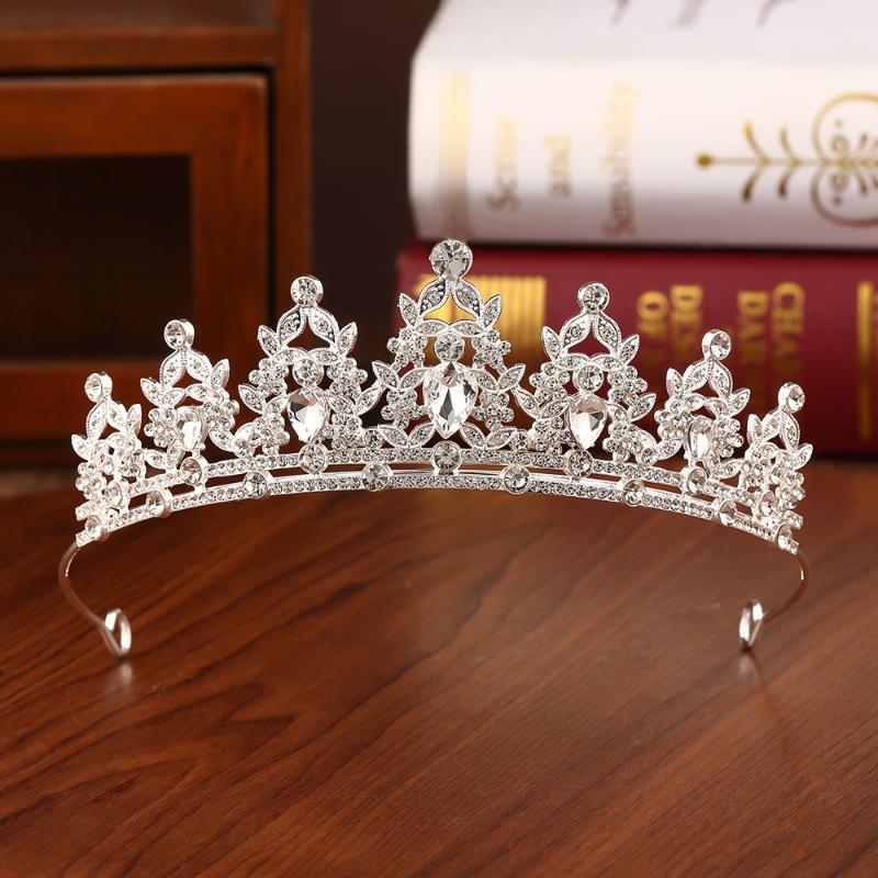 Princess Bridal Tiara Crown For Women Children Elegant Hair Headpiece For Wedding Prom Birthday Party Bridal Headpiece Accessory