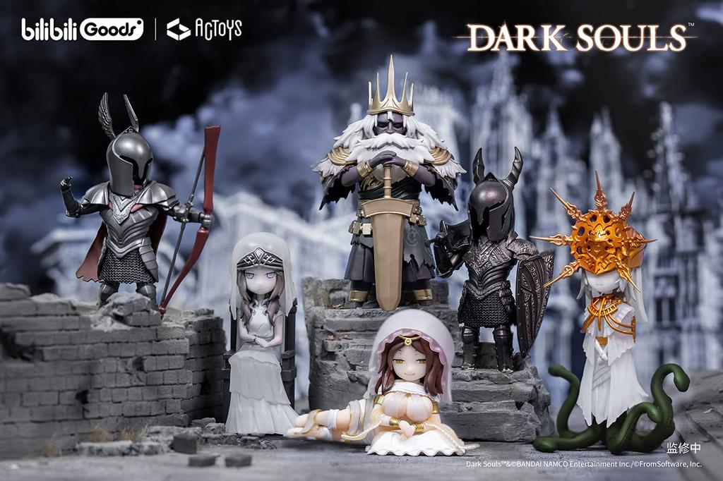 Emu Toys DARK SOULS Deformed Figure 2 Each Figure Is Approximately 110mm Made of PVC and Finished Box of Vol. - Tall. ABS. Painted, Figures. 6.