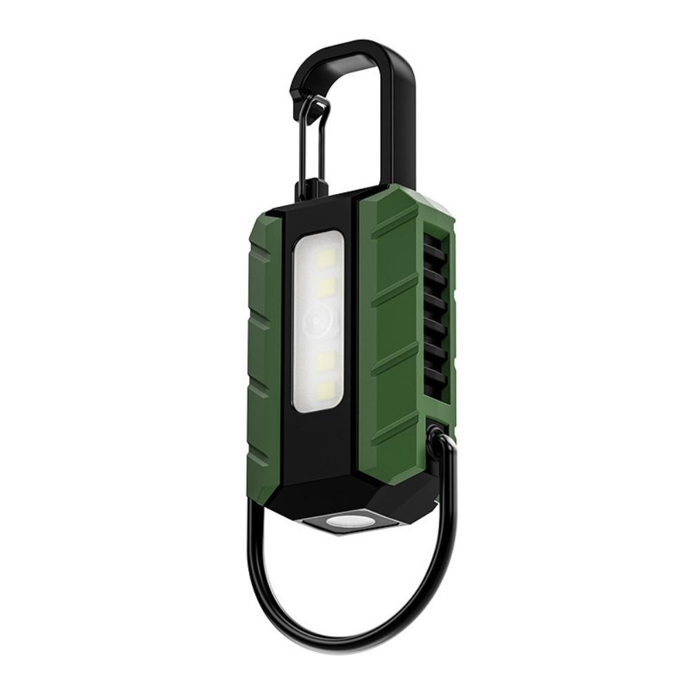 Dual Light Source Mini Keychain Light Waterproof Emergency Work Lights  Emergency Use