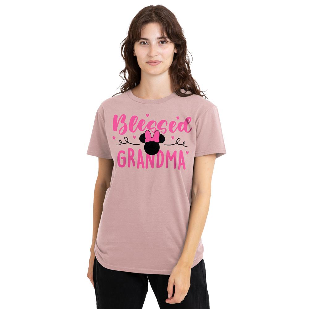 Minnie Mouse Unisex Adult Blessed Grandma Small T-Shirt