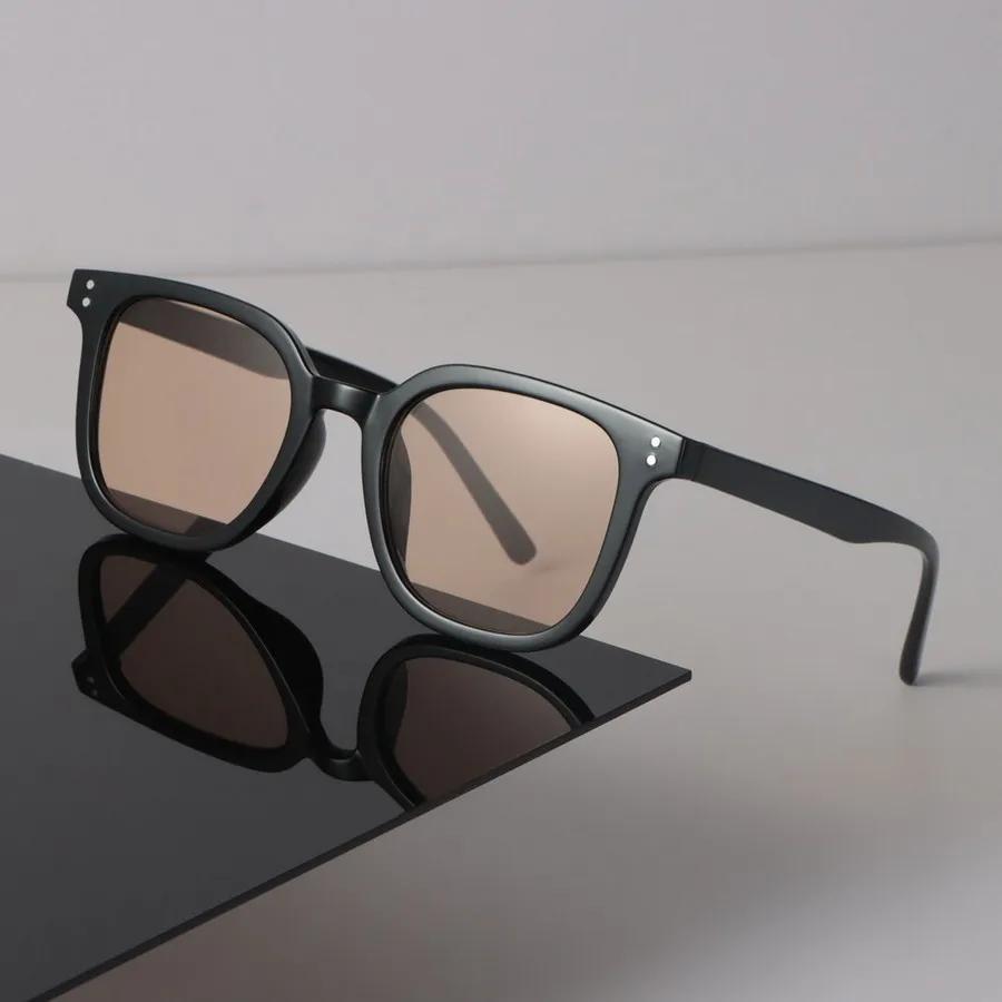 Neue quadratische Sonnenbrille Damen Herren Vintage Mode Weiblich Männlich Spiegel Klar Designer Brille Sexy Marke Schwarz Sonnenbrille