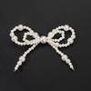 Handcrafted Beaded Bow Pearl Hair Clip & DIY Accessory