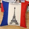 Flag Square Pillow Cover Cushion Case Toss Pillowcase Hidden Closure