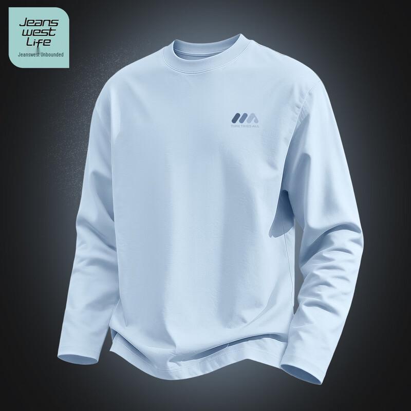 Jeanswest Life Men's Casual Long-Sleeve T-Shirt