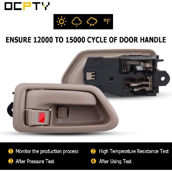 OCPTY Door Handle Interior Front Rear Right Passenger Side Replacement fit 1997-2001 for Camry Inside Door Handle Beige