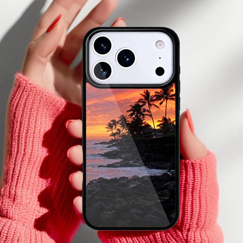 Love Summer Beach Phone Case for iPhone 17 16 15 14 13 Pro Max Back Cover for 12 11 Pro Coque