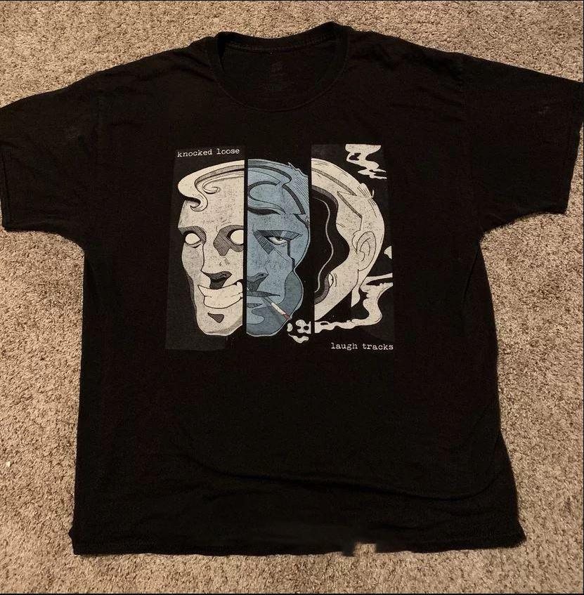 Laugh Tracks Rock Knocked Loose T-Shirt Full Size S To 5XL MK032 XXXXL