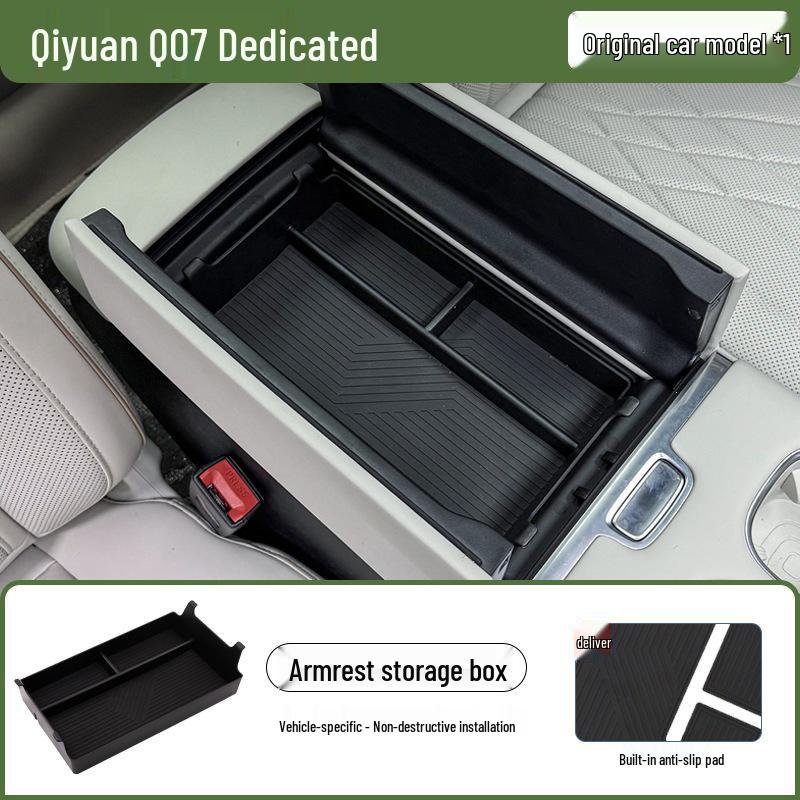 

Changan Qiyuan Q07 Car Interior Accessories Set: Center Console Armrest & Storage Box for 25 Models