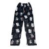 Pantaloni de Pijama HelloKitty pentru Femei Pantaloni de Casă din Fleece cu Desene Animate pentru Halloween Călduroși Căptușiți cu Fleece Toamnă Iarnă