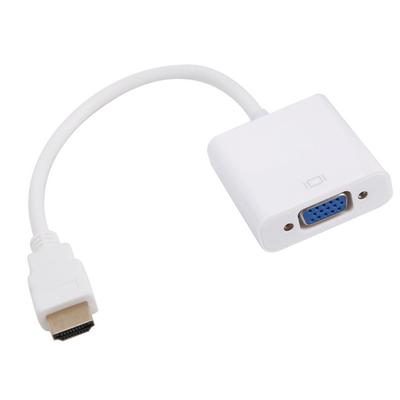 HDMI-Compatible To VGA Adapter PC Laptop Game Console Video Male-to-Female Cord Converter Multimedia Player School