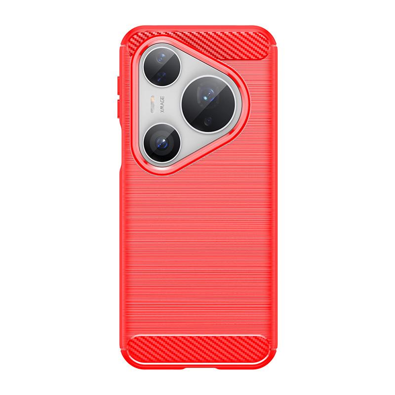 

For Huawei Pura 80 Pro Case Huawei Pura 80 Pro Plus Cover Soft Silicone Bumper Shield Protective Phone Cases Pura 80 Pro Funda Huawei Pura 80 Pro+ красный