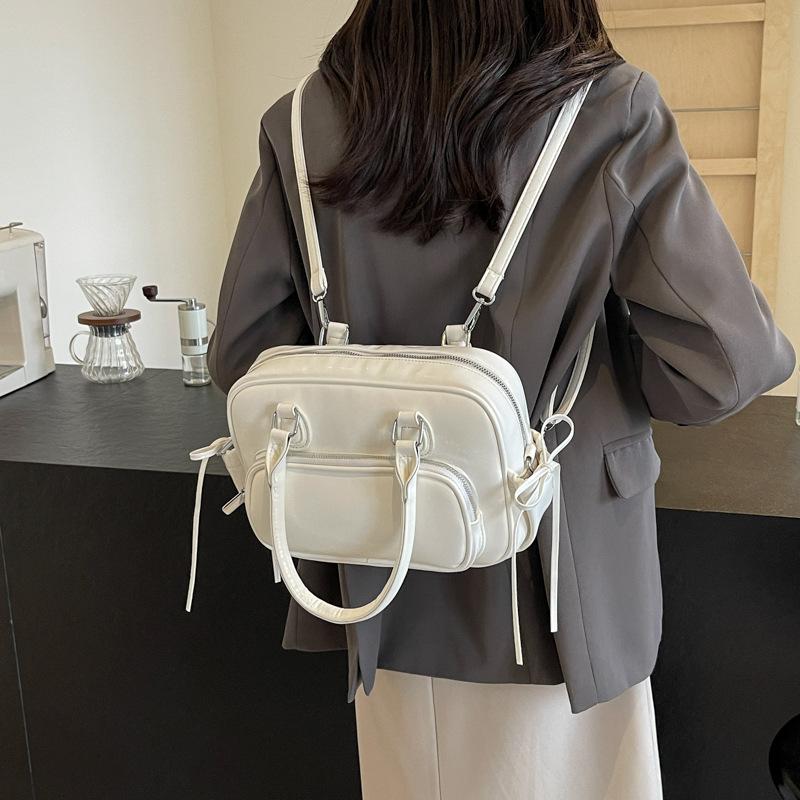 Leisure Large Capacity Bag, Women's New Versatile Crossbody Bag, Multi-purpose Double Shoulder Backpack, Commuting Handbag