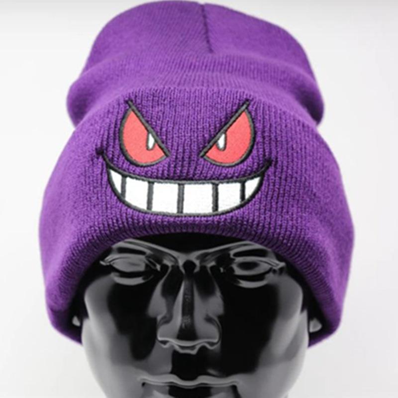 New Adult Knitted Hat Literary Retro Autumn and Winter Warm Wool Ball Pullover Hat and Scarf All In One