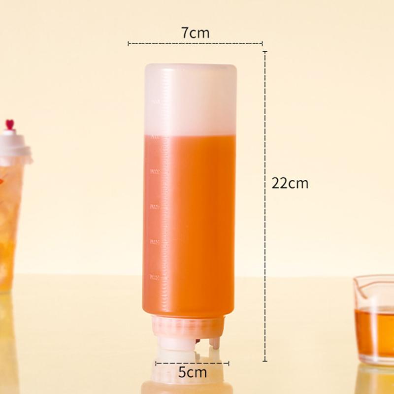 Inverted Plastic Squeeze Bottles, Refillable Tip Large Valve Dispenser Condiment Squeeze Bottle