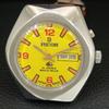 VINTAGE RICOH R31 AUTOMATIC JAPAN MENS YELLOW COLOR DIAL WATCH a707936-1