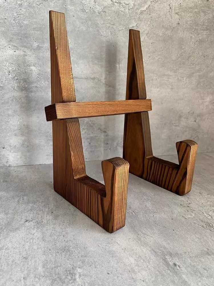 Solid Wood Desktop Picture Frame & Album Display Stand