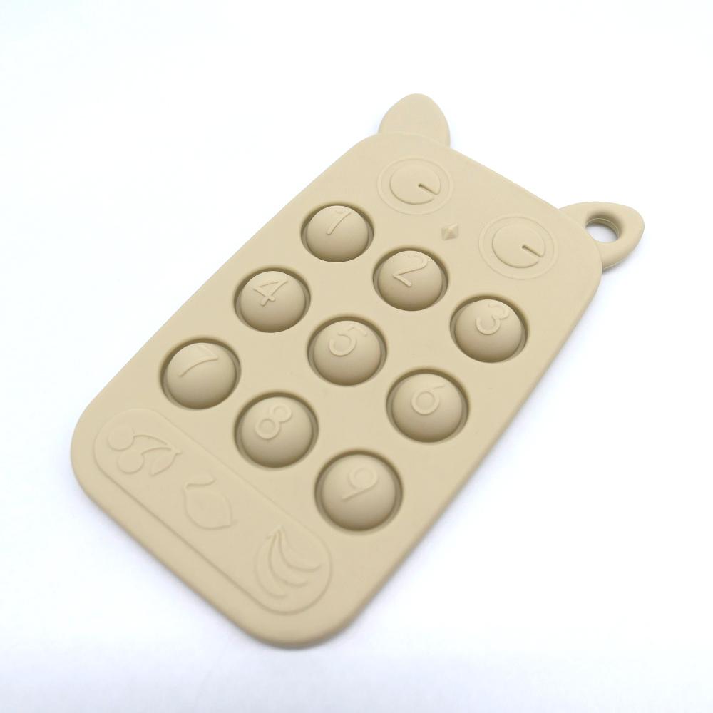 Giocattoli Svezzamento Silicone per Bambini, Dentizione, Periodo Appettito Orale, Soothing Remote Control Teething Bites Exterminator