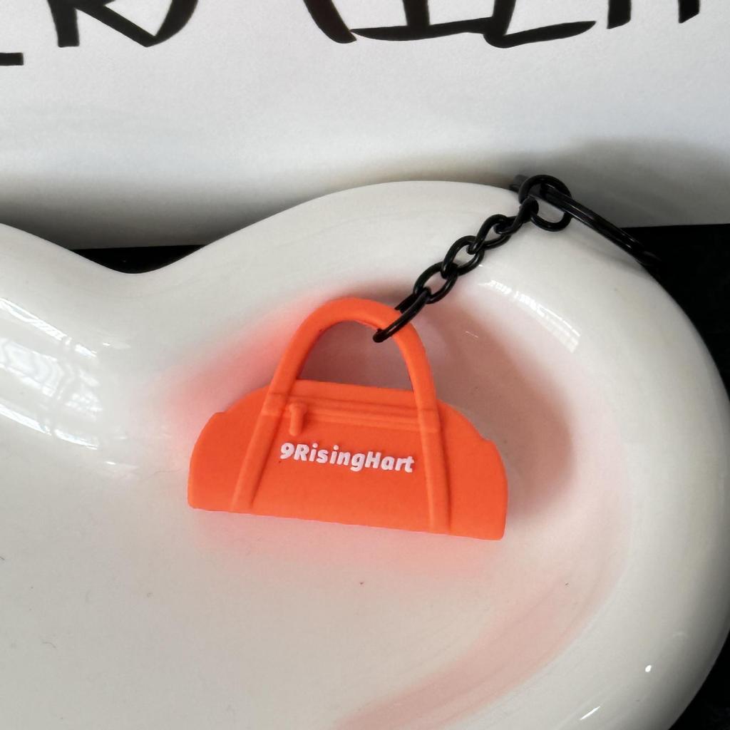 Miu Series Dumbbell Plate Keychain: Trendy Fitness Accessory & Sports Jewelry Gift