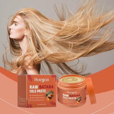 Beschädigte Reparatur Haarmaske Bio Batanaöl Trockene Haarspitzen Reparatur Haarausfall Glättende Behandlung Haarspülung Haarpflege
