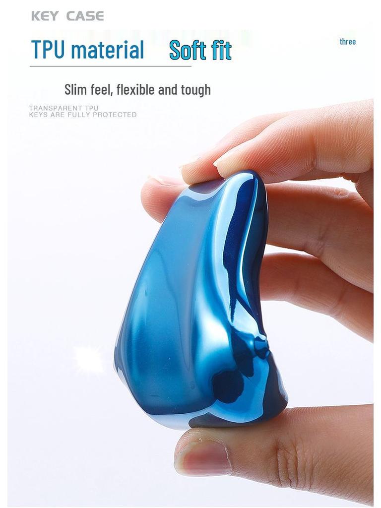 Mercedes Key Case Half-Pack for C260L/E300L/S350/GLE/GLS/GLC/A-Class - Shell Buckle Design