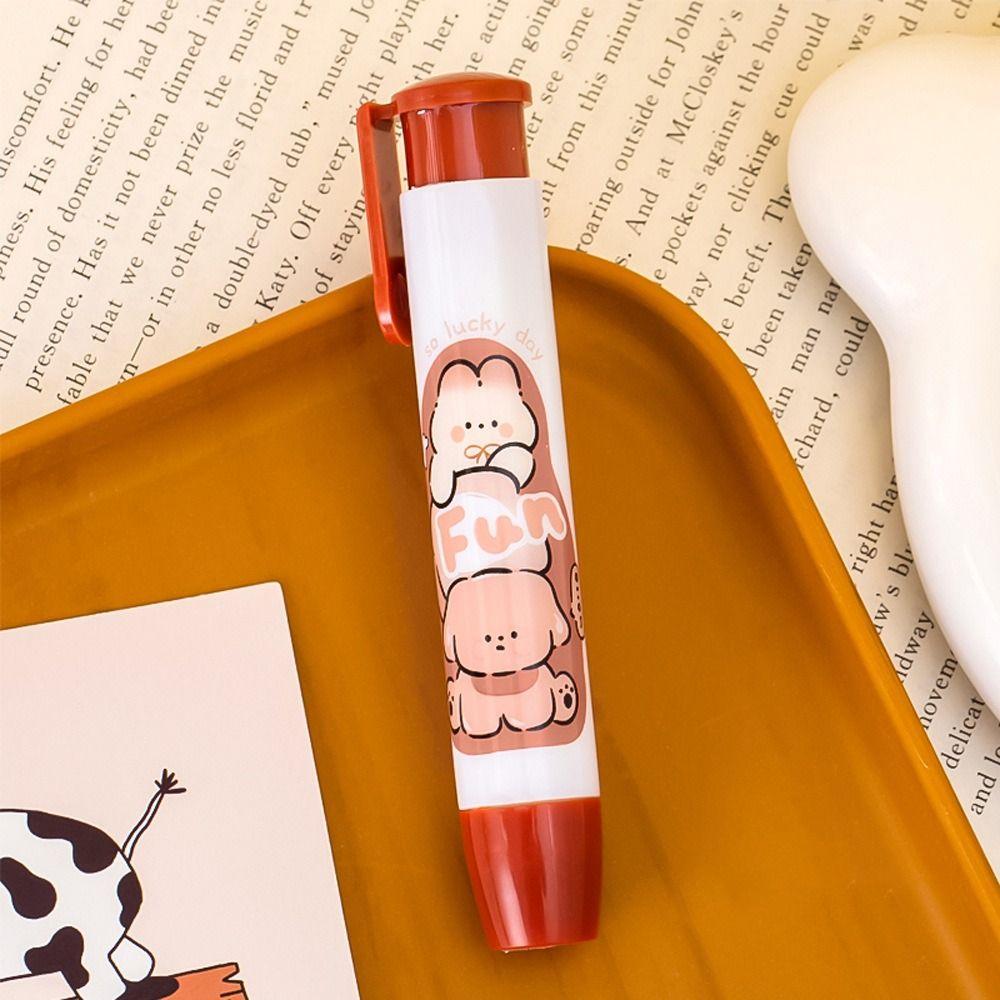 

Ластик для щенков, ручка со сменным сердечником, студенческий ластик для рисования, резиновый инструмент для коррекции, детский подарок 06