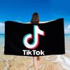 Tiktok 3d Printed Towel Bathing Bathrobe Beach Swimming Swimwear Shower Towel
