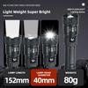 High Strong Power Led Flashlights 2000LM Tactical Torch with Display Light USB Charging Camping Fishing Emergency Zoom Lantern