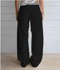 Color Block Patchwork Wide-Leg Pants: Versatile, Trendy, and Stylish