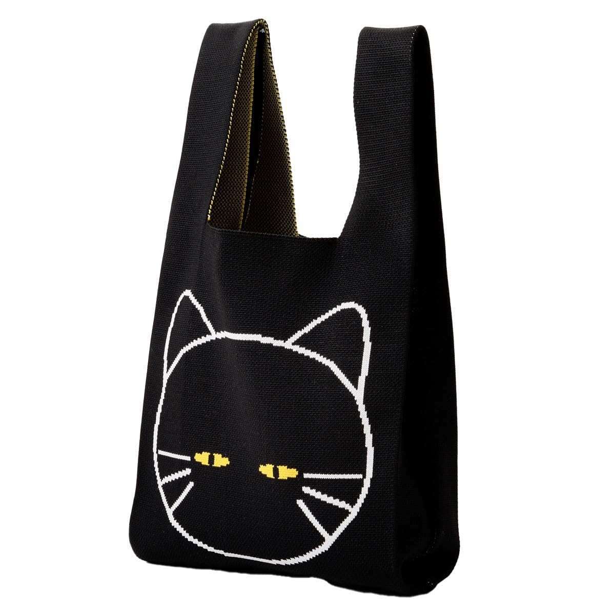 Плетеная сумка-тоут Nitori, Деко Кот, 2117300027144