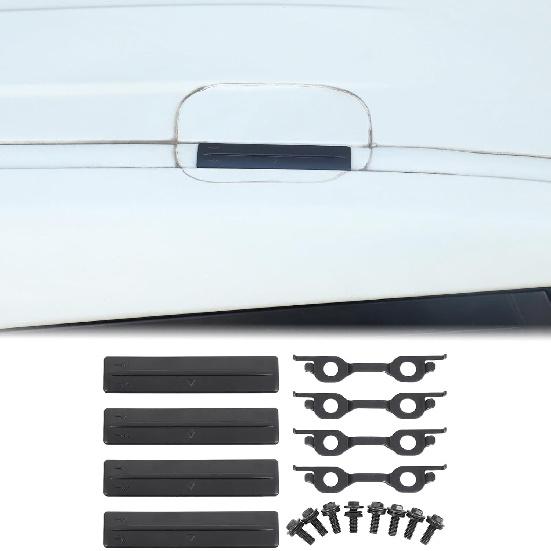 

Aunginsy Car Roof Rack Removal Delete Kit with Covers Compatible with Toyota FJ Cruiser 2007-2021 Accessories, 4Pcs ABS/Metal Roof Rack Set Clips Black(4Pcs)