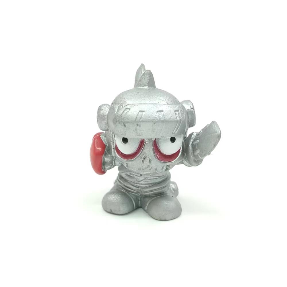 Zomlings Originaux ULTRA RARES OR Argenté Styles Superzings Figurines d'Action PVC Collection Limitée Jouet Espagnol Cadeau d'Anniversaire pour Garçons