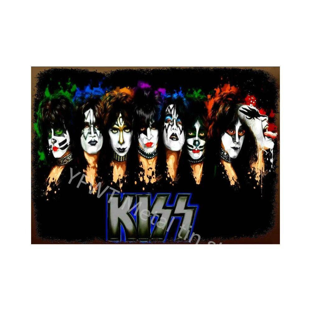 Segno Metallica Vintage per Band Rock, Decorazione per Bar di Casa, Garage, Club 20x30cm