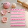 Clay Petal Tools 6Pcs Polymer Flower Cutter, 6 Shapes 3D Making DIY Jewelry Tool, Handmade Plastic Crafting for Lovers Craft Supplies
