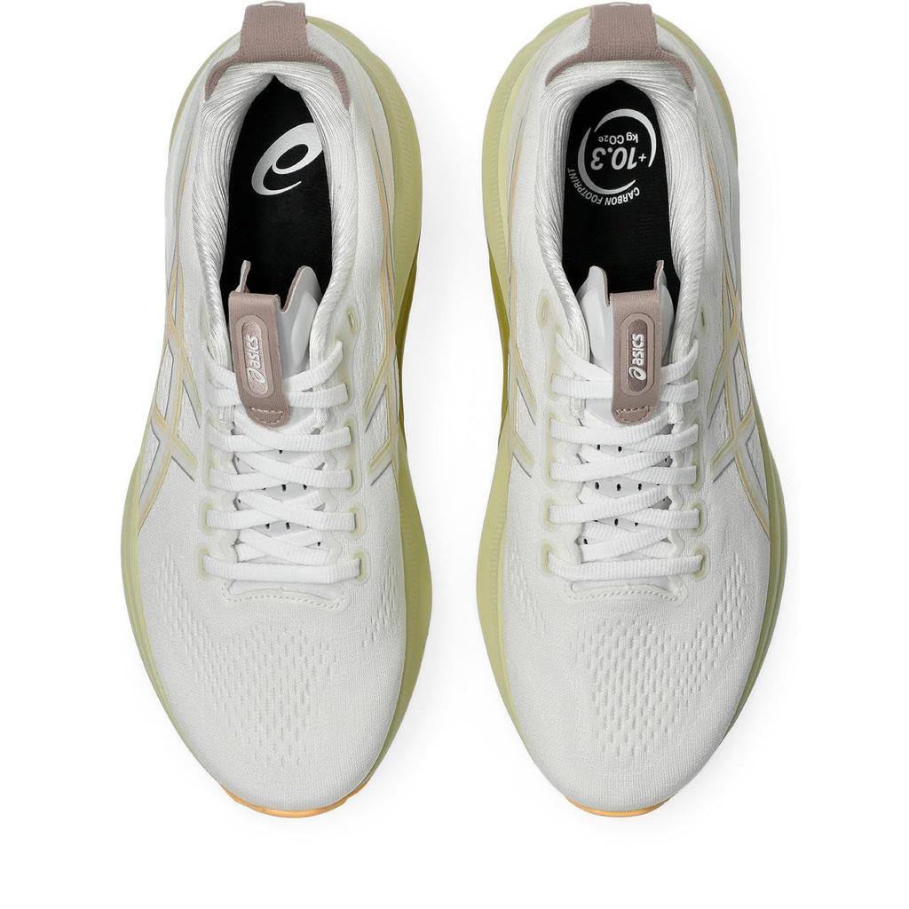 ASICS 32 Running Size 101 2E GEL-KAYANO Shoes, 1011C052, Men's, (White/Orange Glow), 28.5 cm,