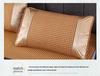 Washable Ice Silk Cool Pillowcase 48x74cm - Breathable, Sweat-Absorbent Summer Rattan Mat for Students