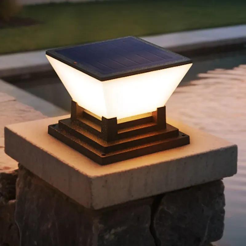 Weather Resistant Lights Outdoor Column Lights Easy Tallation Elegant Outdoor Aesthetics Energy-efficient Operation