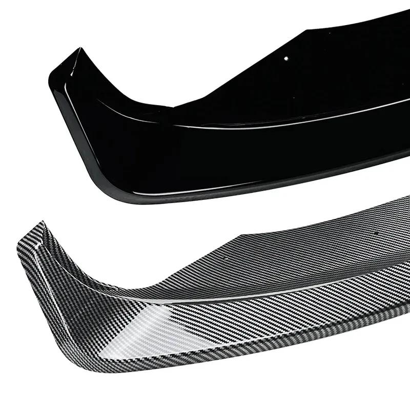 For Ford Fiesta MK6/7 ST 2012-2017 Front Bumper Splitter Spoiler Lip Wind Knife Diffuser Guard Protector Cover BodyKit Exterior