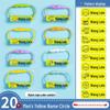 Back-to-School Name Tag Stickers & Lanyard Buckles for Kids' Shoes & Backpacks - Baby Name Circle