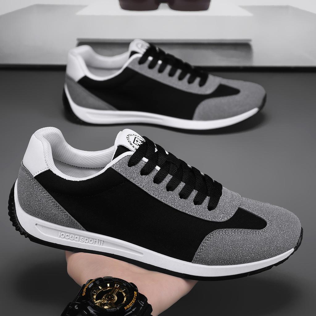 Lässiges Herrenschuh-Set Koreanische Version Trendig und gutaussehend Straßen-Sportschuhe Frühling und Sommer Outdoor-Laufschuhe Herren-Slipper