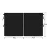 Car Partition Curtain Sun Shade UV Protection Privacy Screen for Front Rear Seat Universal