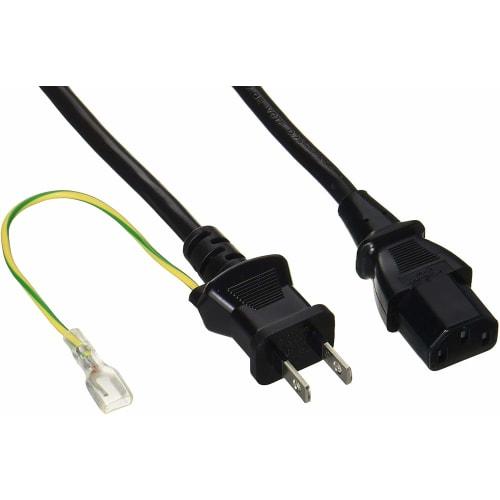 Buffalo BUFFALO Power Cable 3 Pin Socket (female) 2 Pin Plug (male) 2m BSACC0620BKA Black
