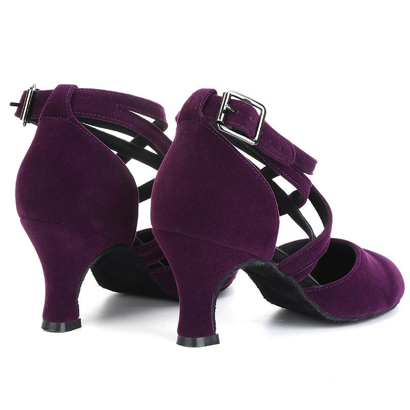 Nieuwe Ballroom Latin Dansschoenen voor Dames/Meisjes Latin Dansschoenen Dames/Dames Professioneel Tango Rumba Salsa Suède Zool
